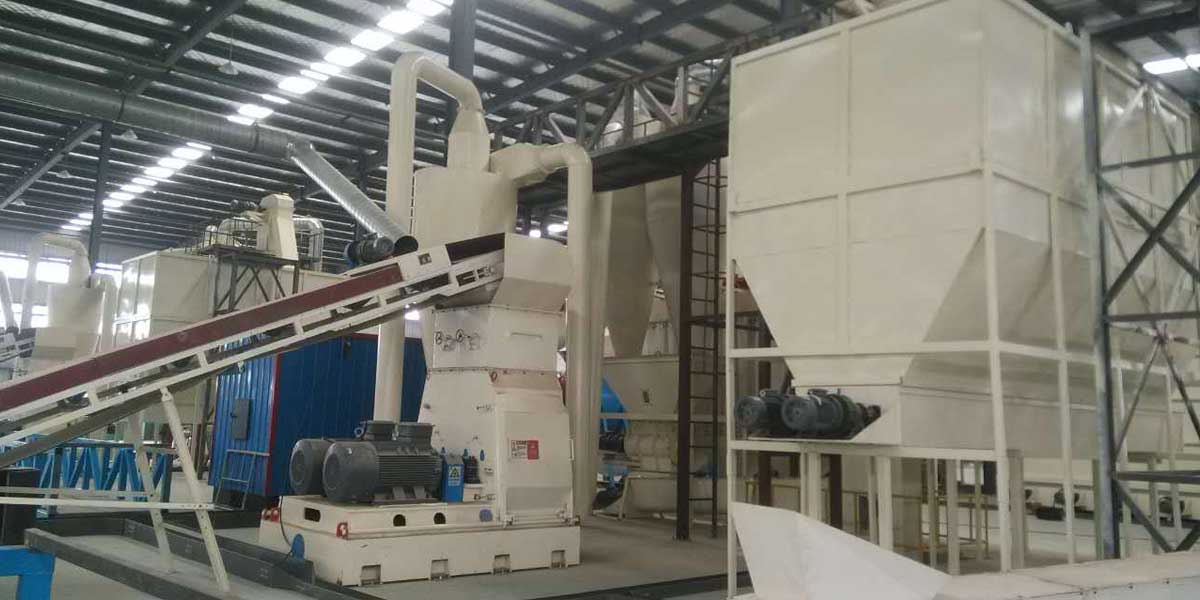 Jiangsu 100,000 tons annual output straw wood pellet production line by rotexmaster