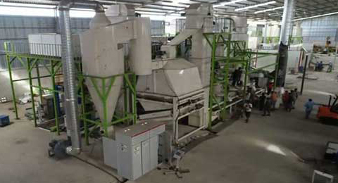 Biomass pellet production line analysis -- 20 tons of biomass pellet production line in Indonesia