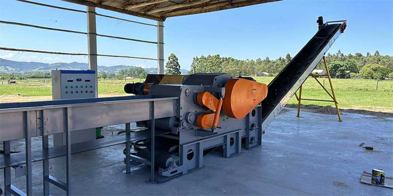 This Is A Regular 1-2T/H Wood Pellet Production Line Introduction