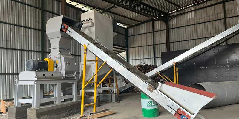 This Is A Regular 1-2T/H Wood Pellet Production Line Introduction