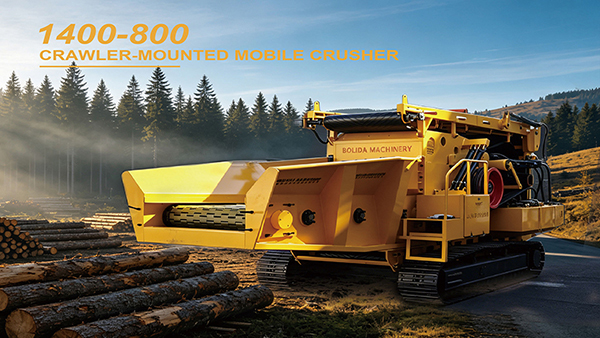 Crawler Mobile Wood Crusher
