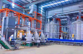 Malaysia 12t/h wood pellet production line